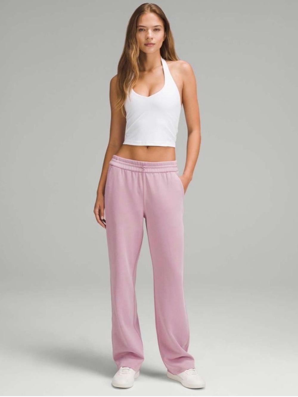 lululemon athletica softstreme pants in rose blush